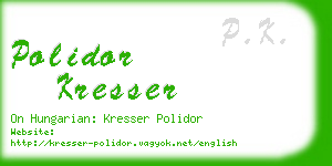 polidor kresser business card